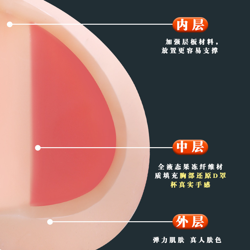 Muyuanxuan Beauty Realistic Silicone Doll Adult Products Male Half-Body Hip Masturbator thumbnail 4