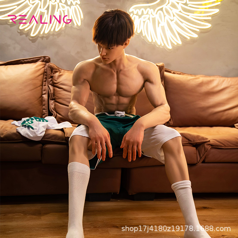 Realing 175cm 1:1 Life-Size Male Figure Lovan - Silicone Head + Silicone Body thumbnail 3