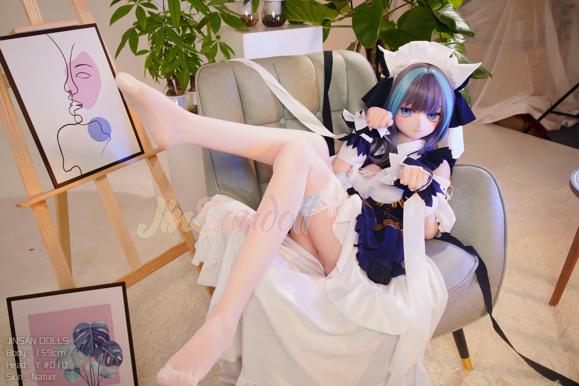 JS Doll 159cm TPE Y010 Head Sex Doll thumbnail 4