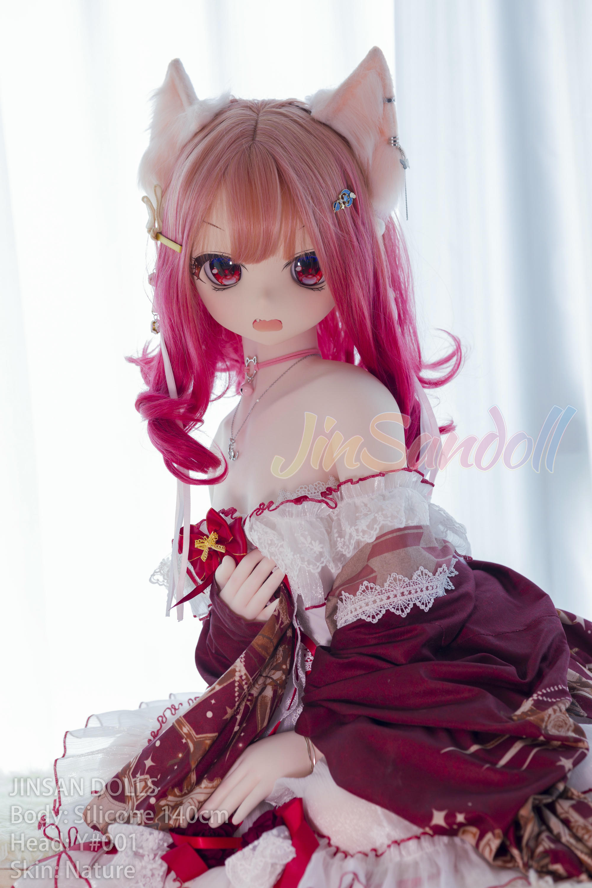 Jinsan 140cm Silicone Y001 Plastic Head Sex Doll thumbnail 2