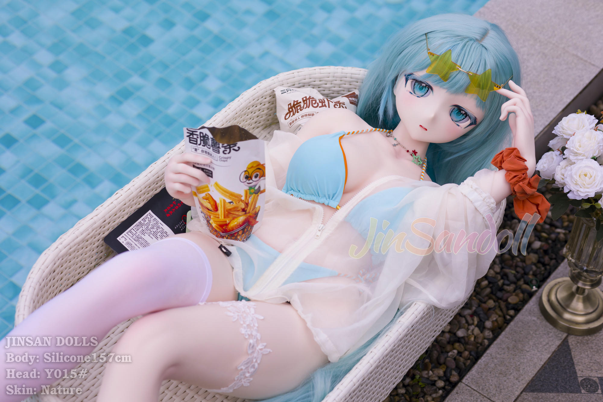 JS Doll 157cm Silicone Y015 Head Sex Doll thumbnail 4